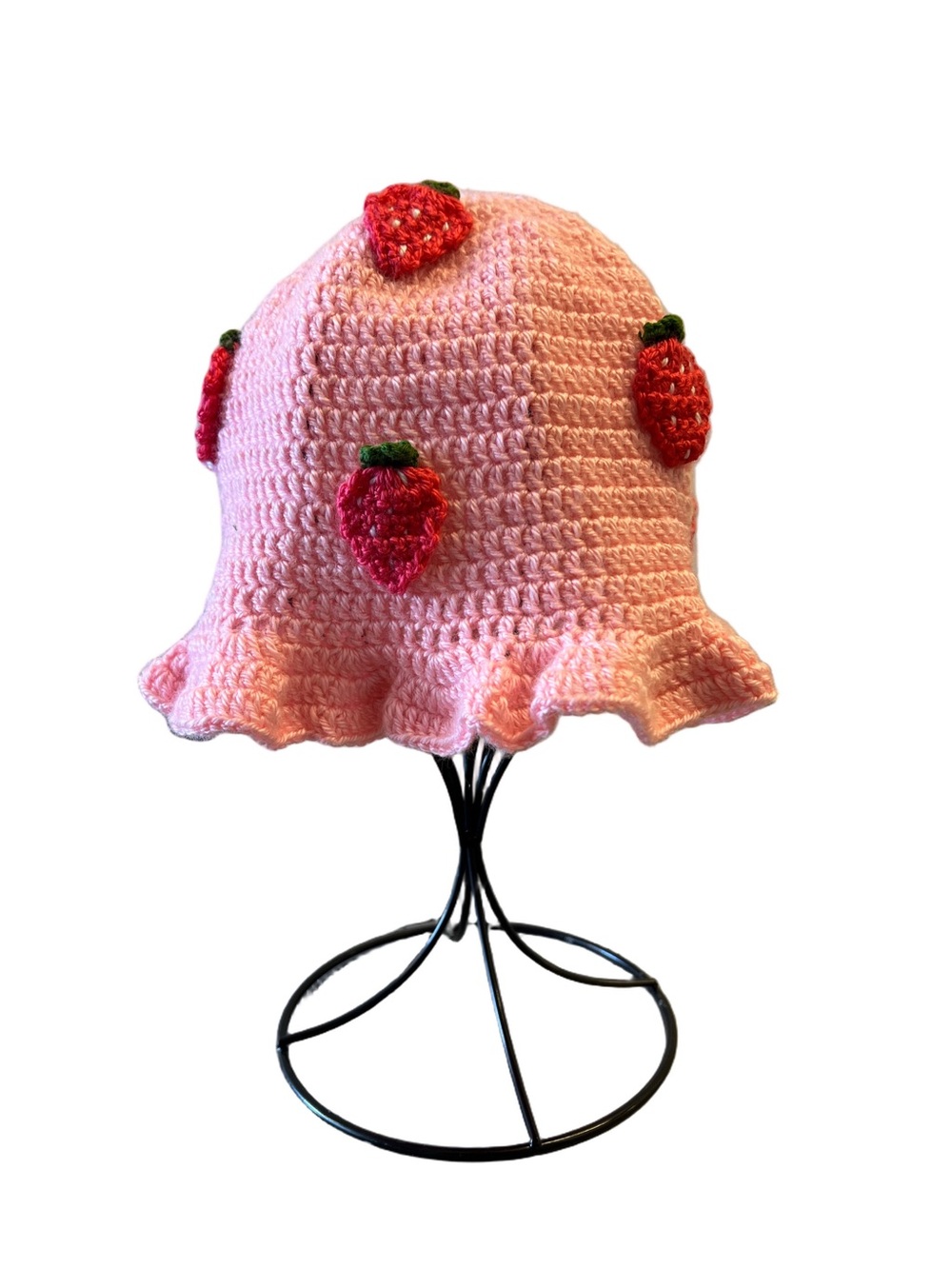 Strawberry knit hat